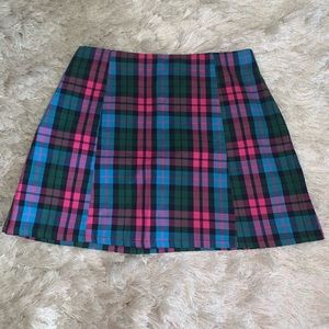 Urban Outfitters Plaid School Girl Skirt